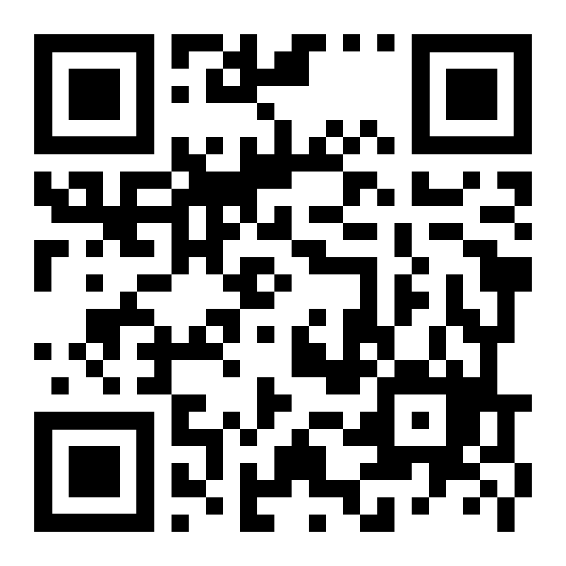 QR code for the SkySpot internship application
